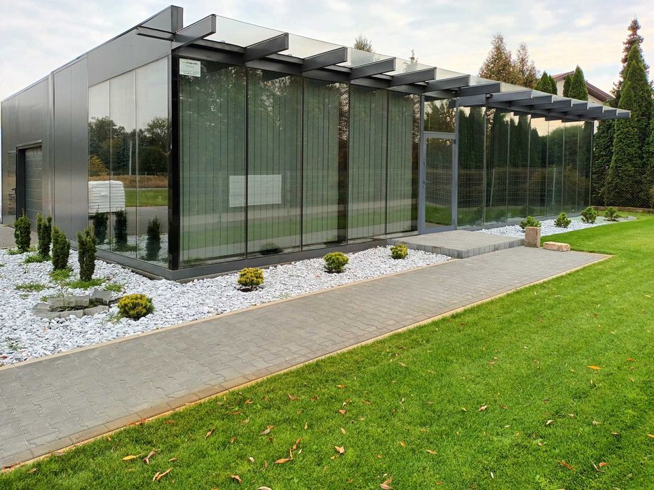 dom modułowy pawilon handlowy kontener biurowy gastronomiczny 100 m2