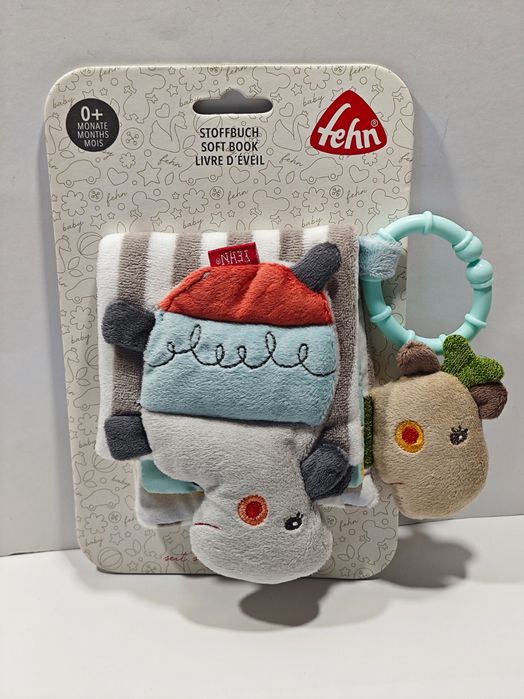 Fehn Książeczka Materiałowa Loppy&Lotta 11X11Cm