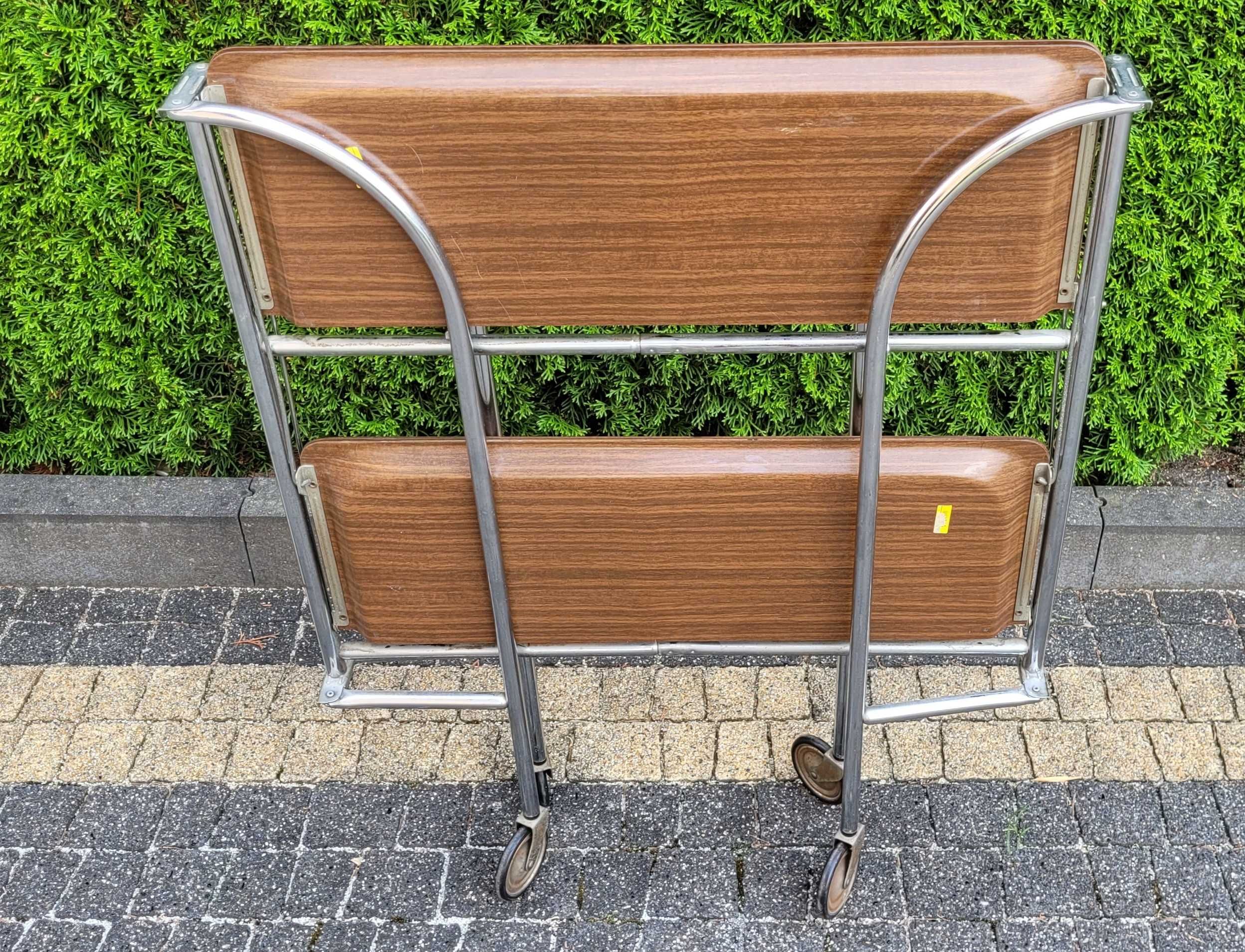 Barek na kółkach stolik kawowy vintage italy design lata 70