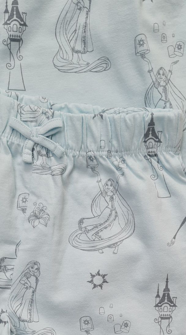 2-pak piżama GEORGE księżniczki roszpunka jasmina  4-5lat 110cm