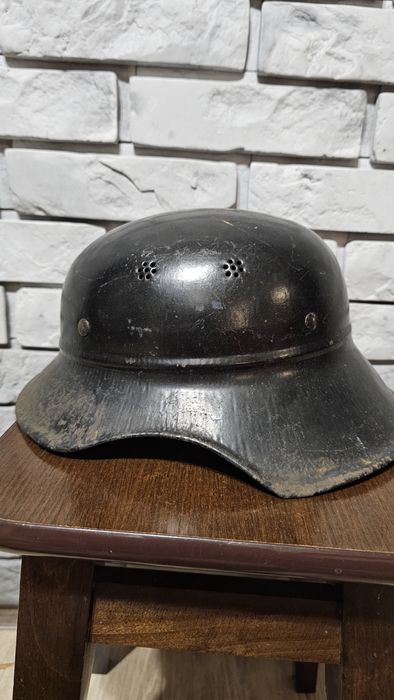 Hełm niemiecki luftschutzu wersja 1 częściowa