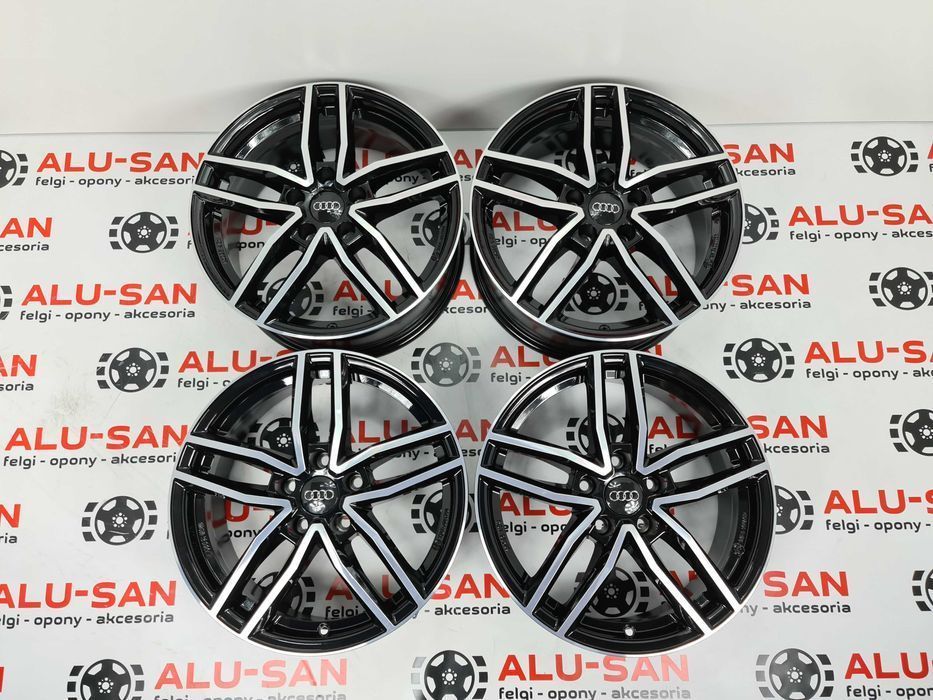NOWE alufelgi AUDI 17" 5x112 A3 8P0 8V0 8V5 A4 B5 B6 B7 A6 Czarne