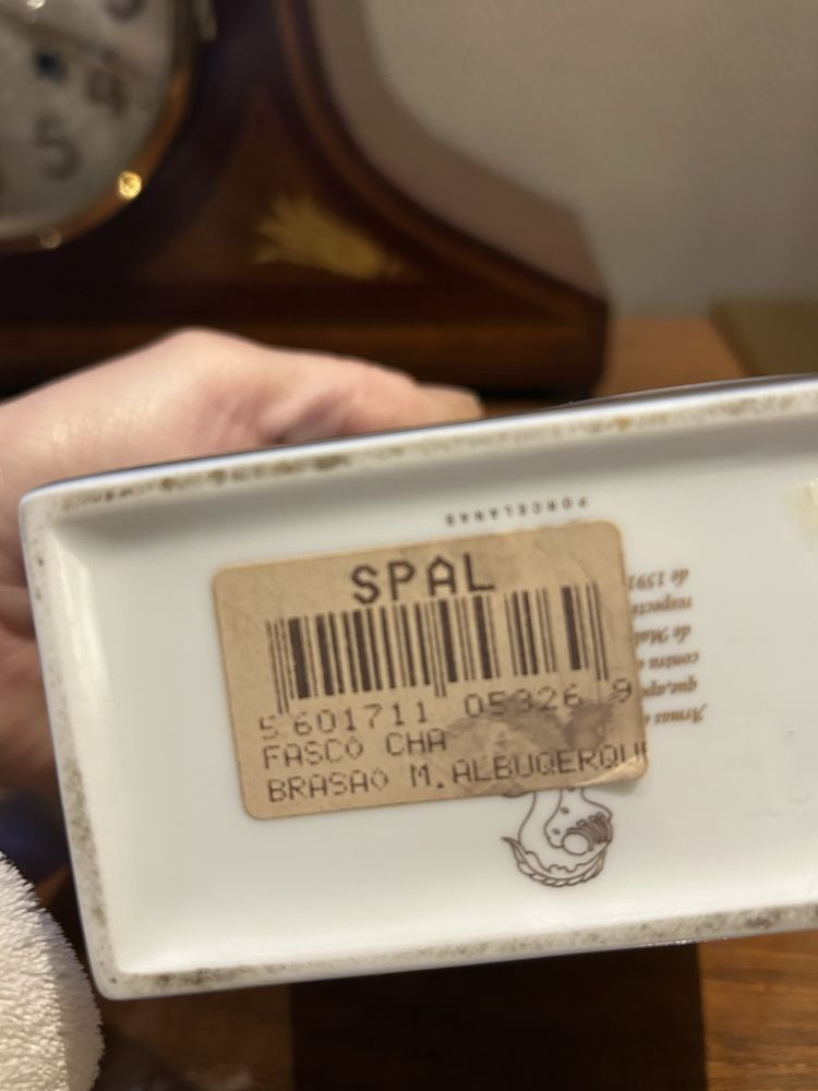 Frasco de chá brasão marca Spal