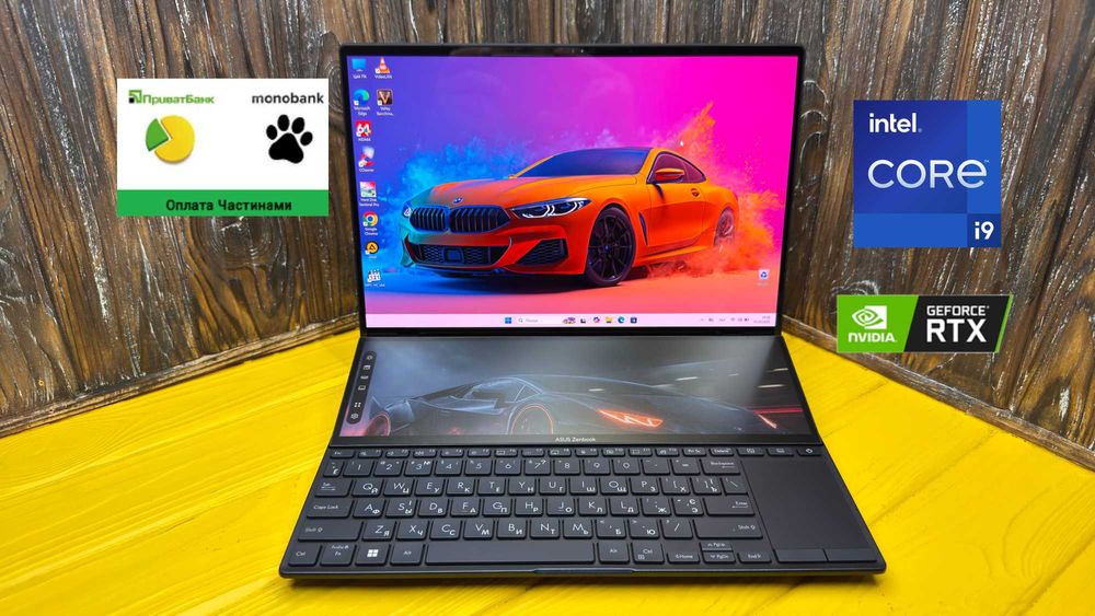Геймерський Ноутбук з Двома Екранами Asus Zenbook Pro 14 duo UX8402V
