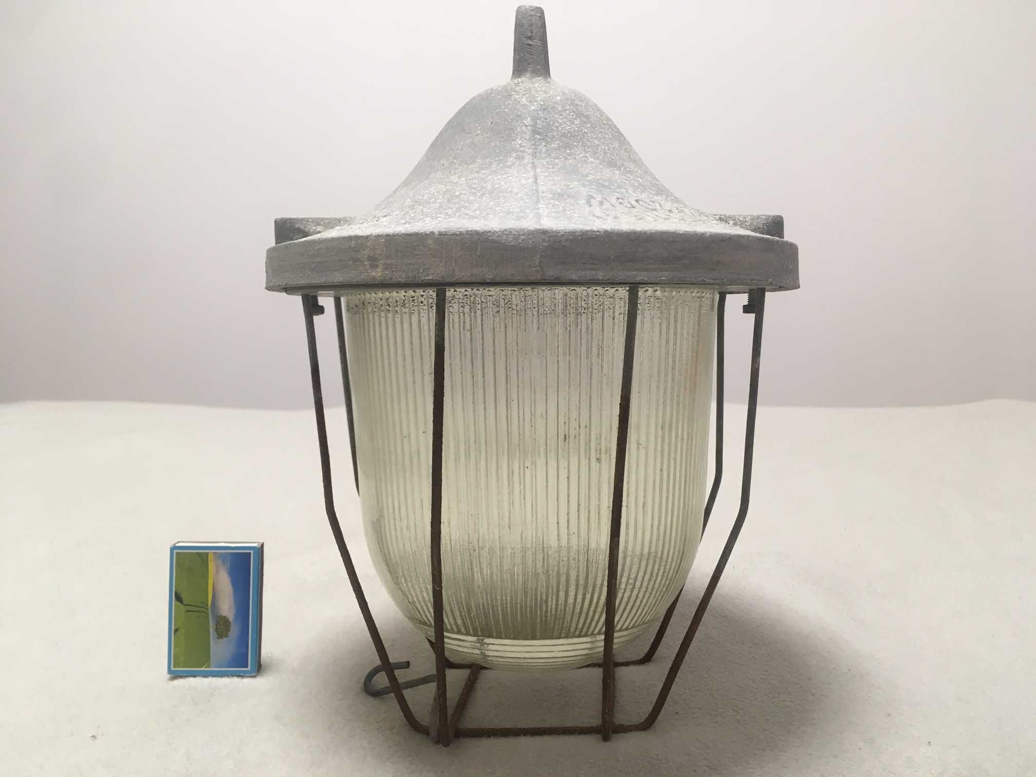 PRL loft industrial vintage lampa wisząca C - 200 Nowa uszczelka
