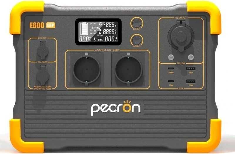 Зарядна станція Pecron E600LFP, 1200 Вт, 614 Вт/ EU