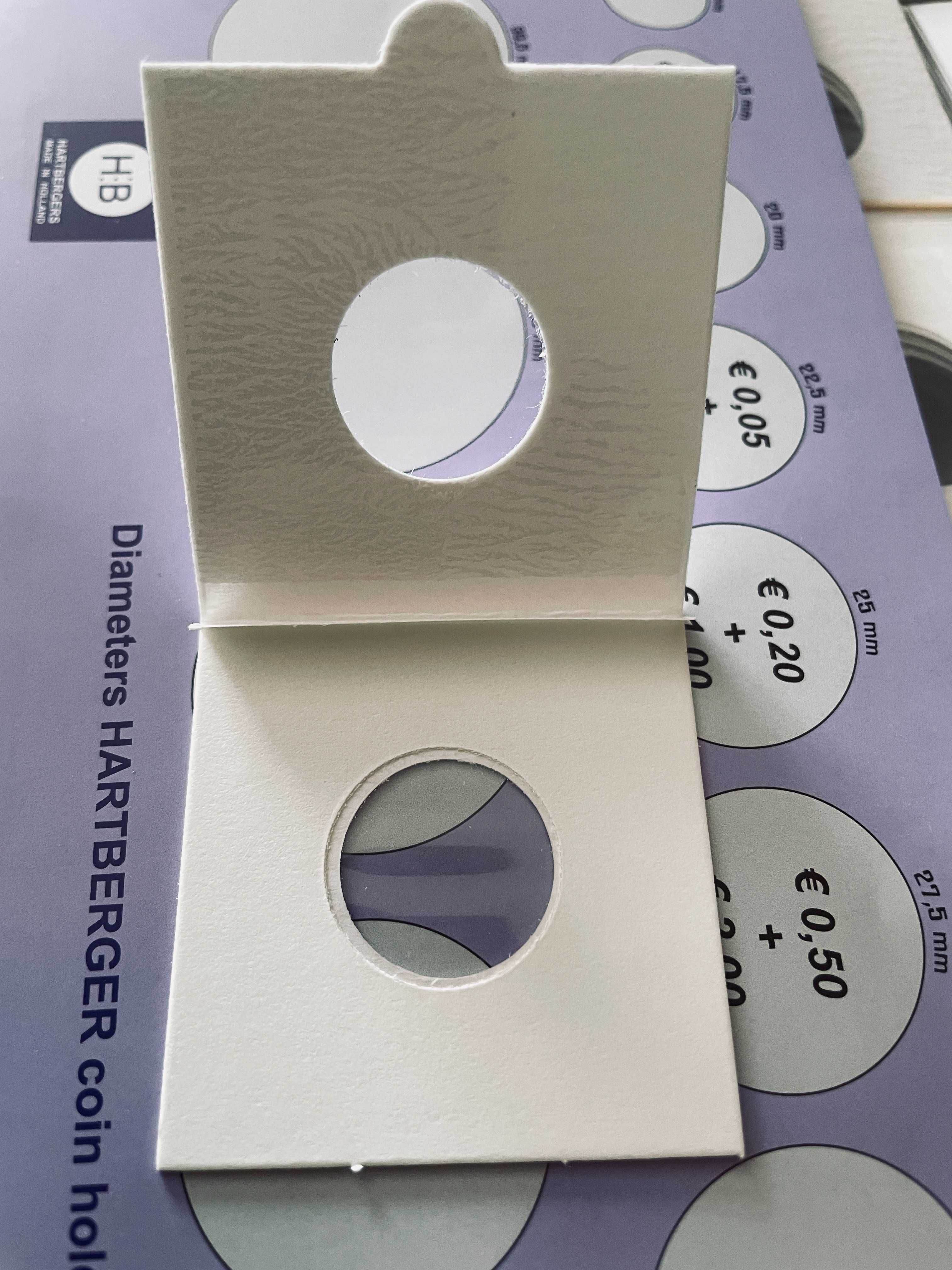 Porta-moedas em cartão auto-colante, P\moedas de coleção, Coin Holder