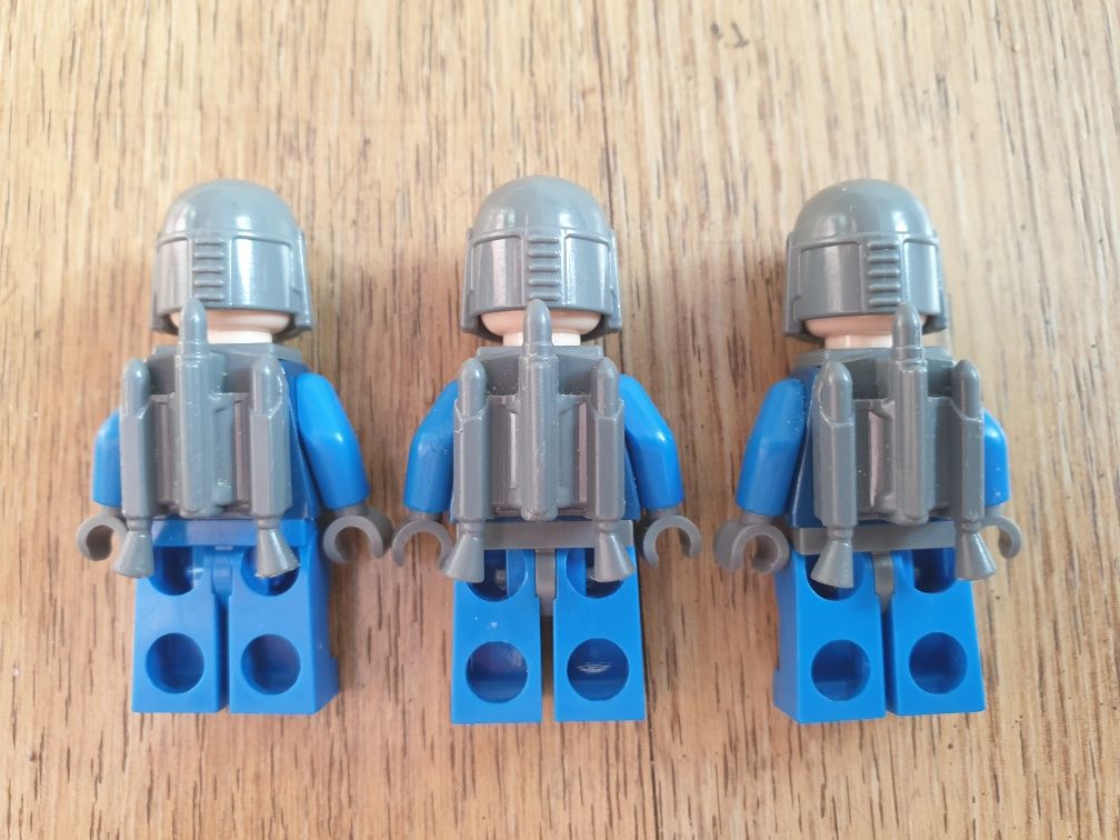 3x figurka lego Mandalorian Death Watch Warrior star wars