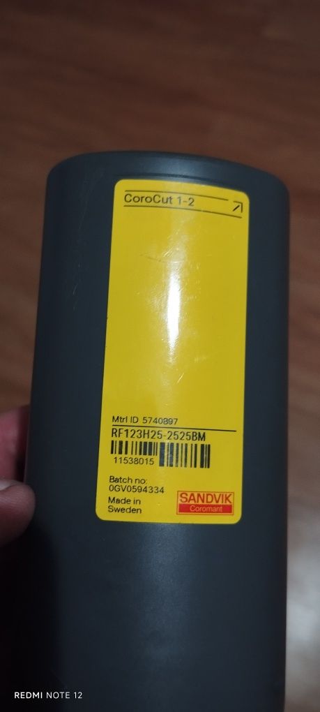 Przecinak sandvik oprawka  płytki