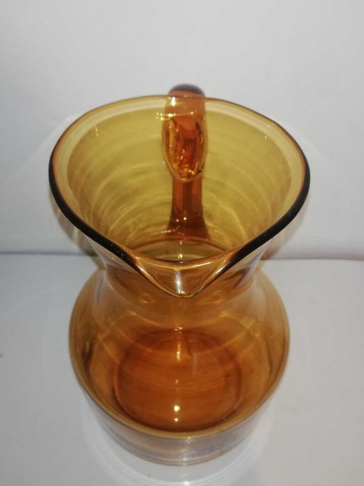 Dzban miodowy PRL - proj.L.Fiedorowicz - Huta Szkła Ząbkowice