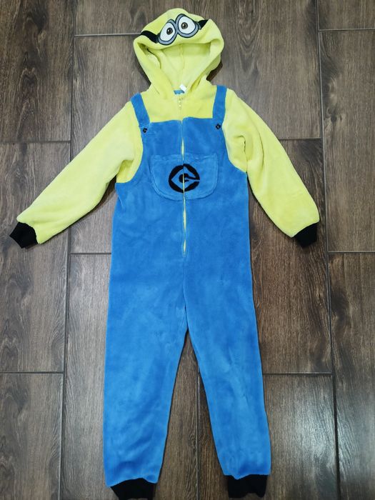 Minionek strój karnawałowy, przebranie H&M rozm 122-128