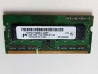 Оперативная память для ноутбука DDR3 1333MHz PC3-10600S 2 Gb рабочая