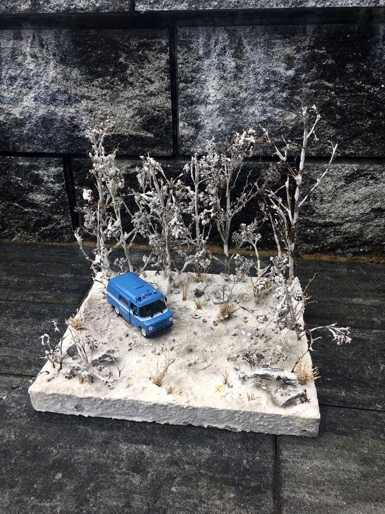 Diorama/podstawka/makieta na modele - auta,modele PRL