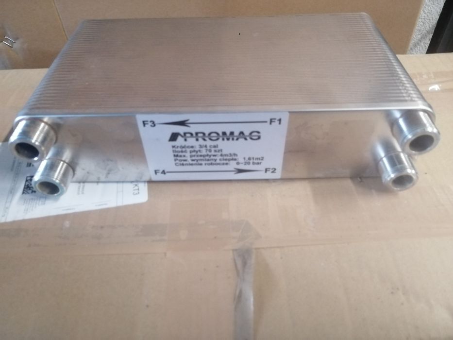 Wymiennik płytowy 3/4 cala 70 płyt