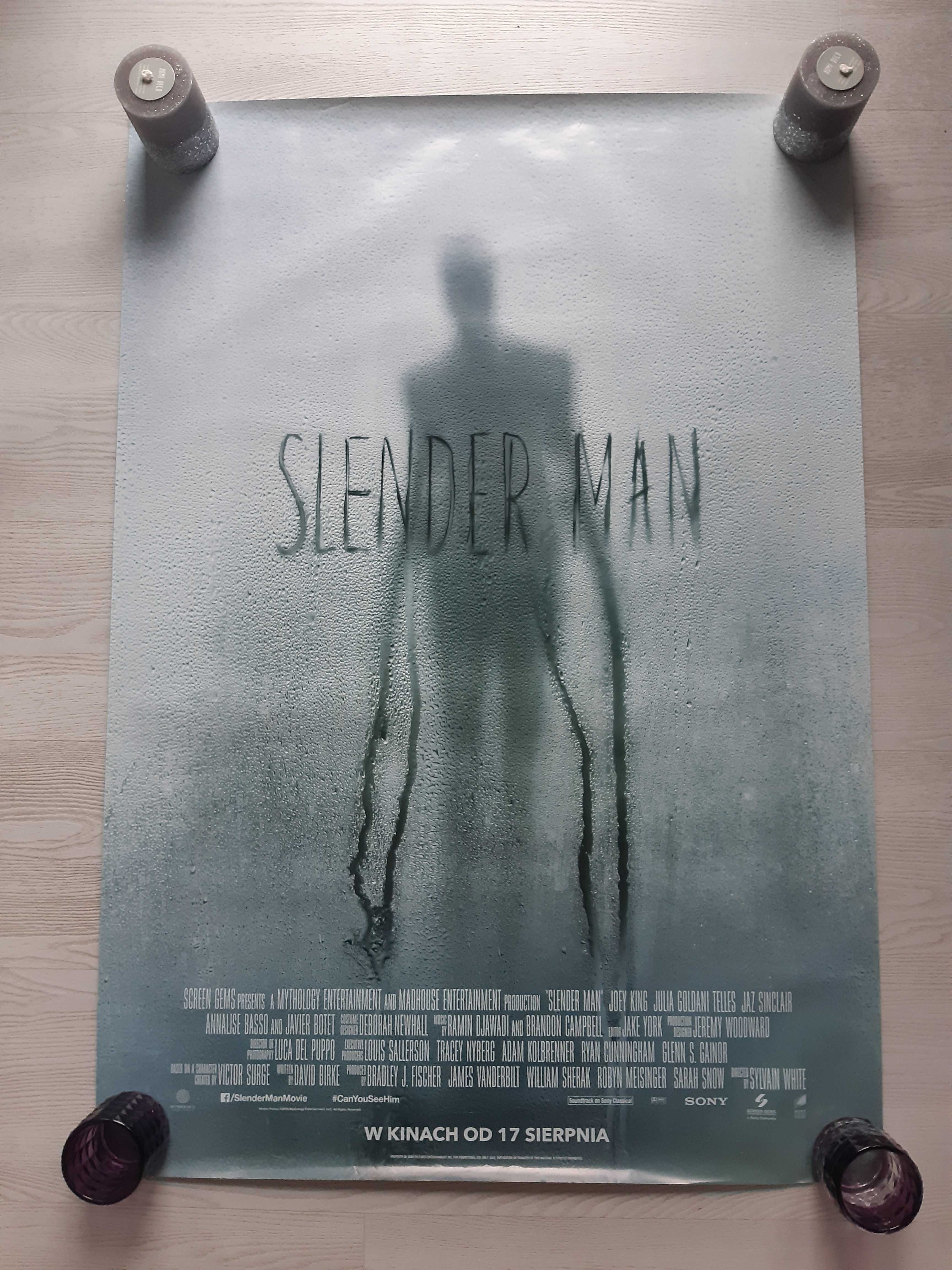 Plakat kinowy z filmu Slender man horror Slenderman