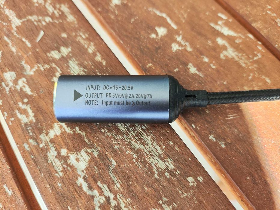 Conversor Dell/HP para USB-C PD 140W