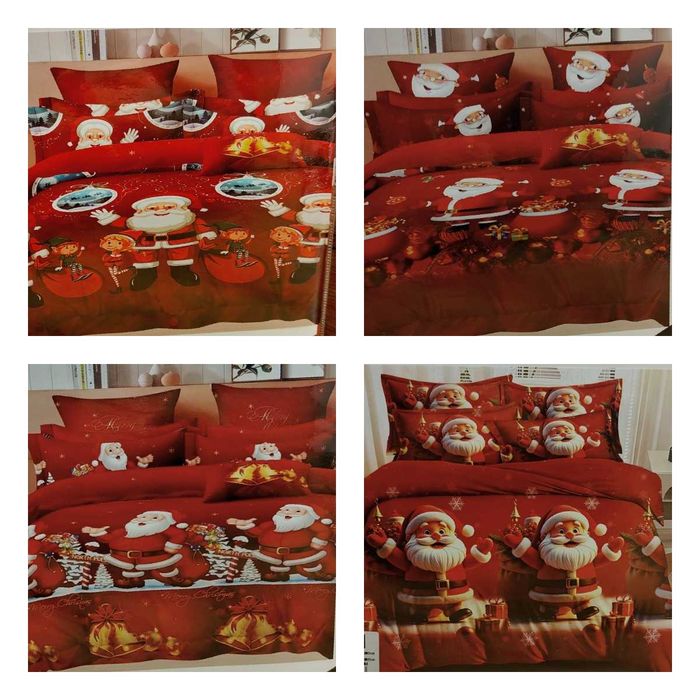 Pościel świąteczna 200x220 Prezent na Mikołajki Boże Narodzenie