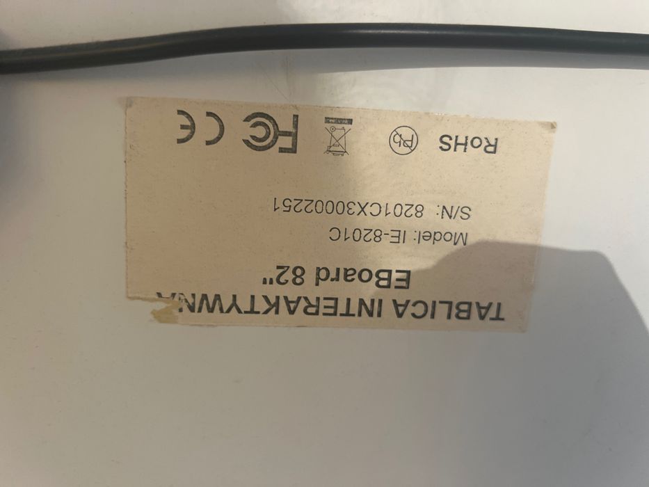 tablica interaktywna Eboard 82