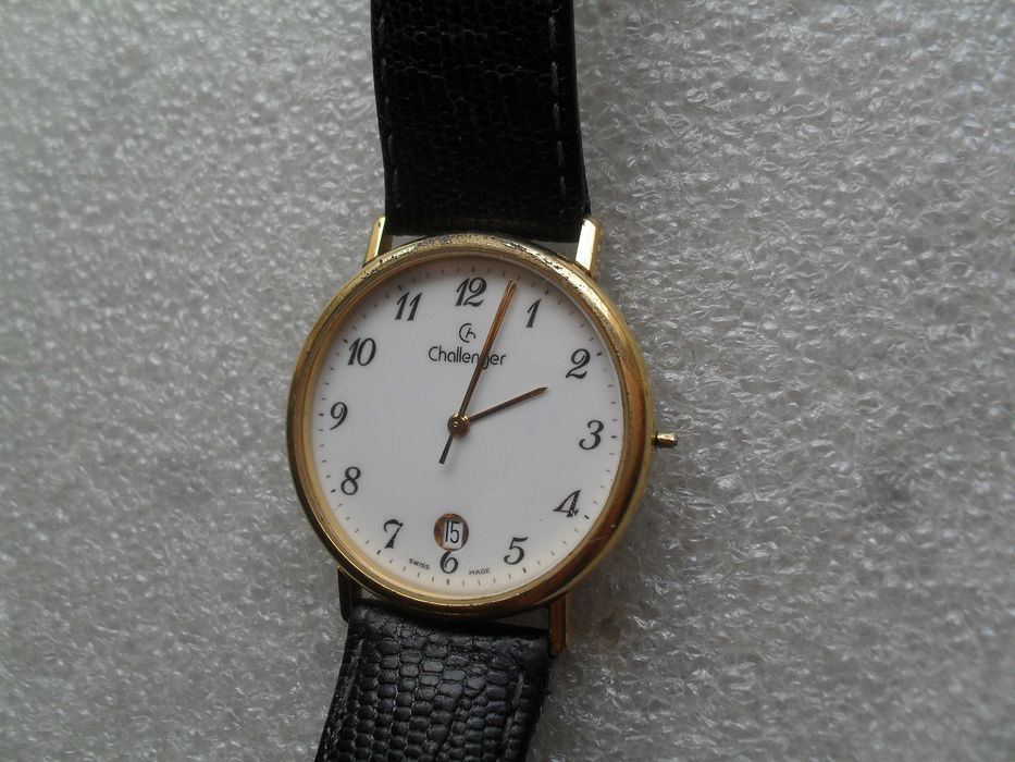 obniżka o 60 pln Challenger HC-1090 SWISS piękny w realu pozłacany
