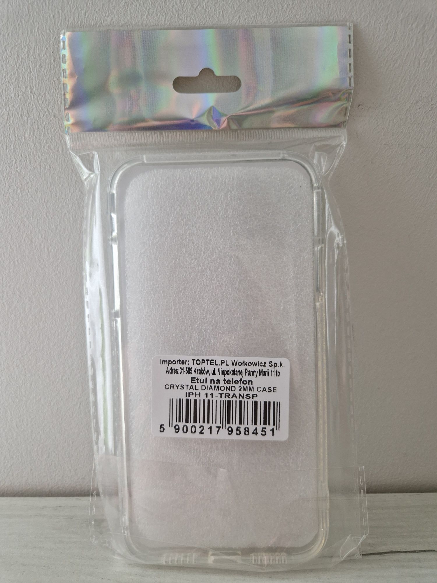 Crystal Diamond 2mm Case do Iphone 11 Przezroczysty