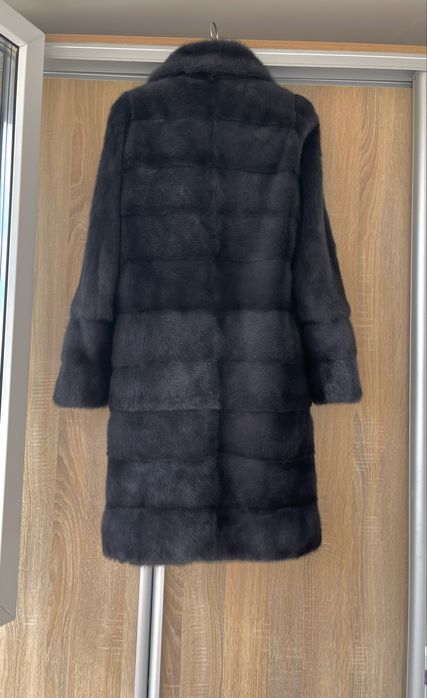 Роскошная, редкая модель! Норковая шуба с английским воротником!