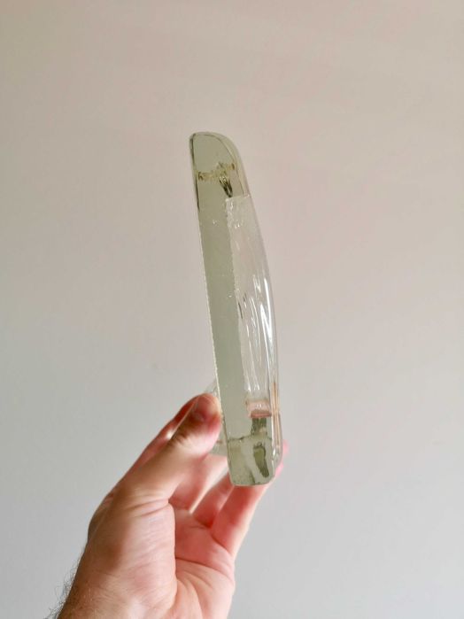Passe-partout Sueco em vidro pesado e grosso – vintage / Art Deco