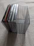 Plastikowy pojemnik stojak na płyty CD organizer 9 sztuk