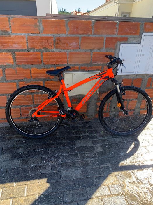 Bicicleta btwin laranja