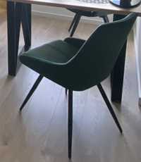 (2 szt) Aksamitne krzesło obrotowe PANKO z gwarancją