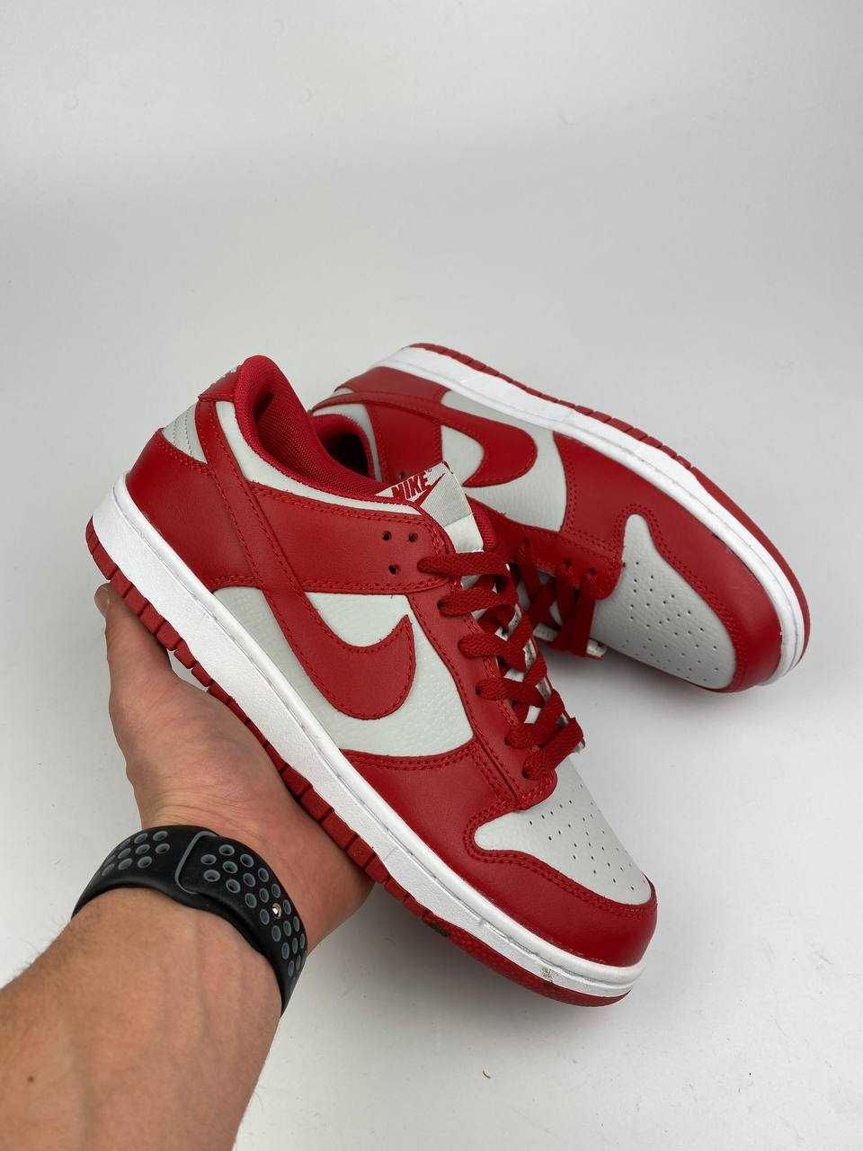 Nike SB Dunk red&white_більше фото у Instagram cros_homeua