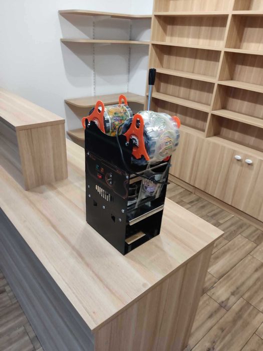 Zgrzewarka do kubków, zaklejarka bubble tea