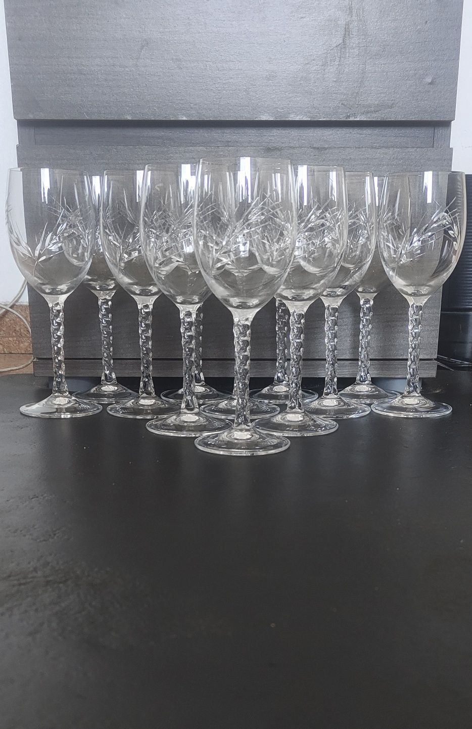 Copos Cristal d'Arques Fleury Taille Epi