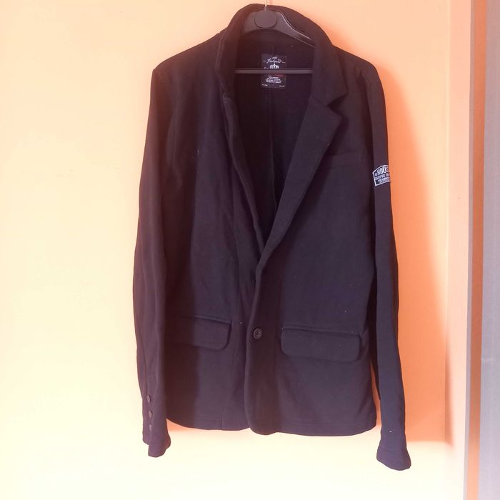 męska marynarka dresowa house czarna