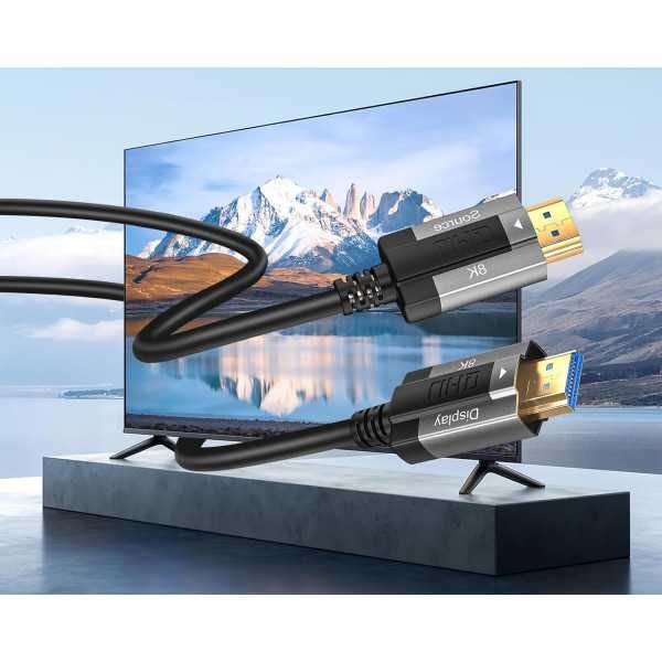 Siwket HDMI 2.1 8K 60Hz Kabel światłowodowy 40m AOC – Bezstratna