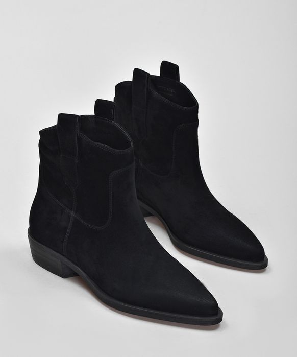 Сапоги козаки замшеві