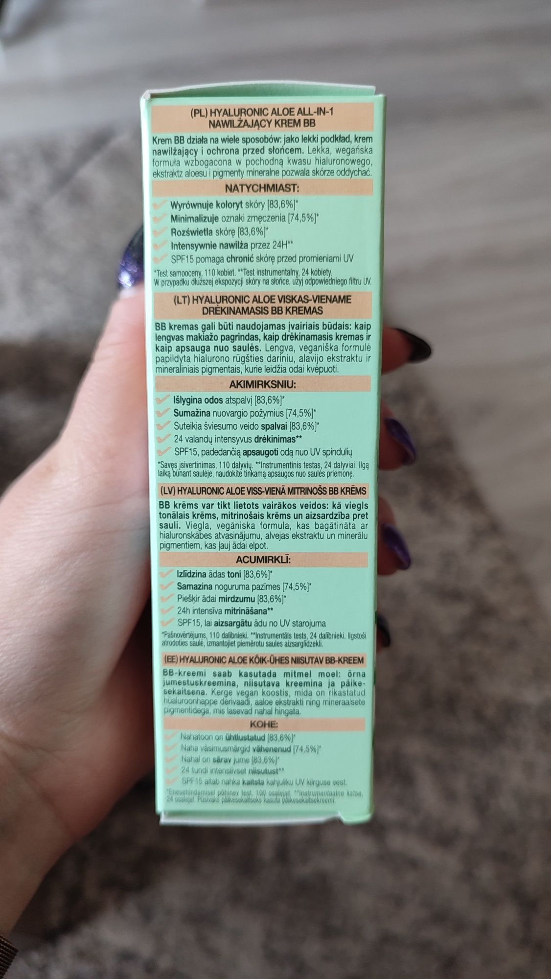 Krem bb Garnier.