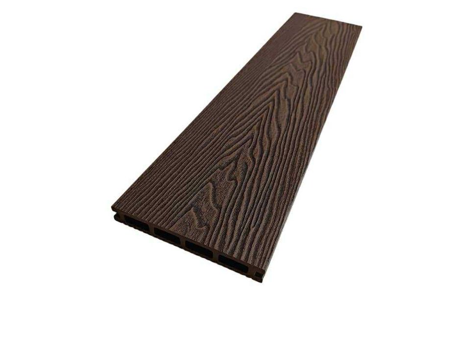 Deska kompozytowa 3D PREMIUM szczotkowana wzór drewna Mocha Czekolada