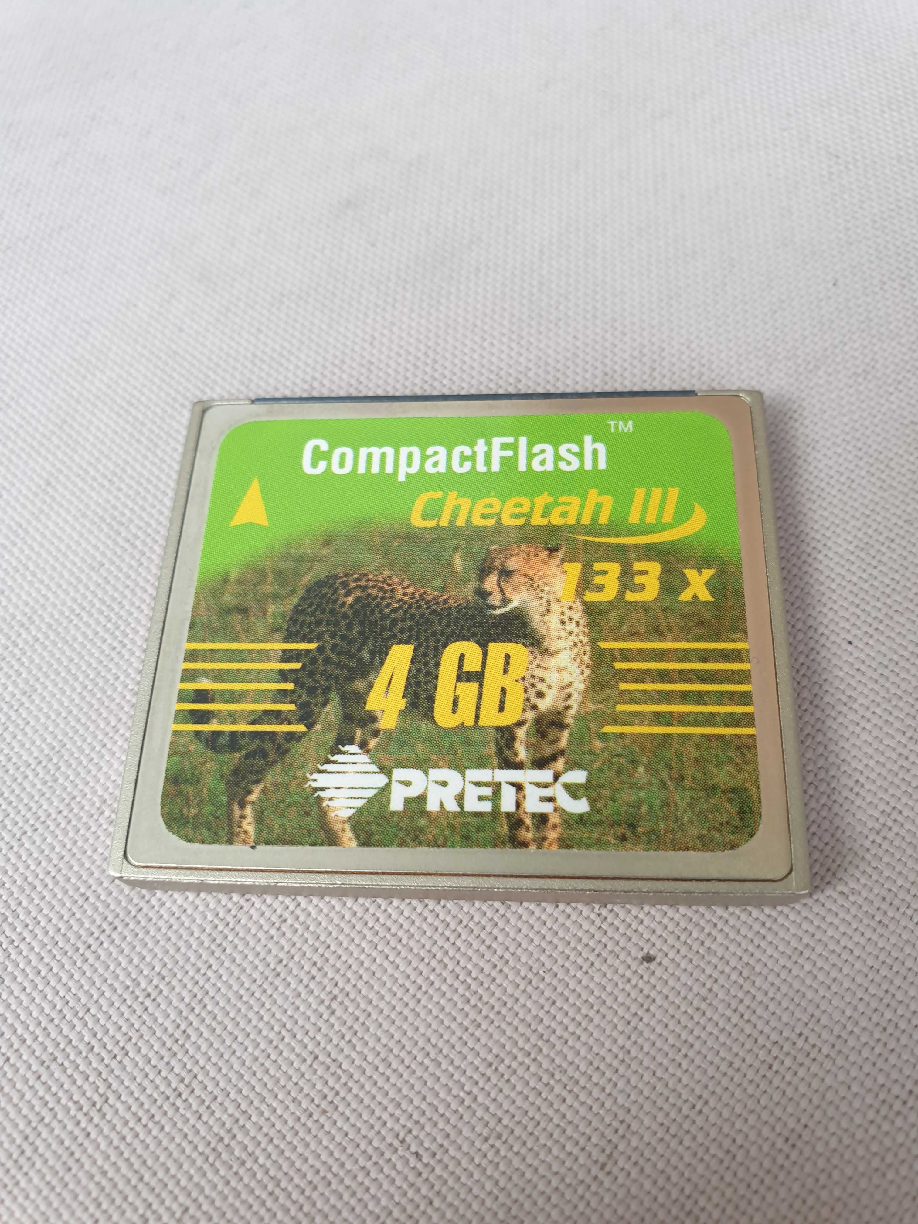 Karta CF 4 GB PRETEC CHEETAH III Compact Flash