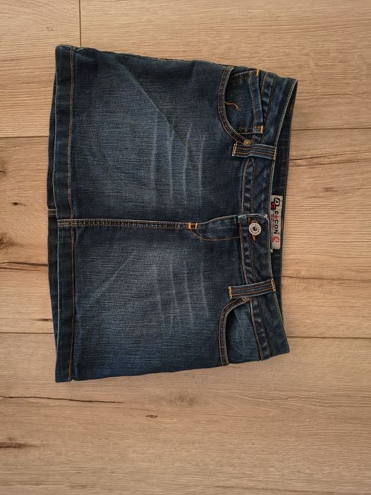 Spódniczka krótka mini jeansowa