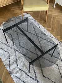 Stolik szklany metalowe nogi Zara Home