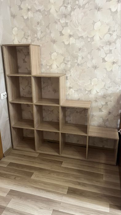 Стелаж на 15 комірок. Дсп світлий