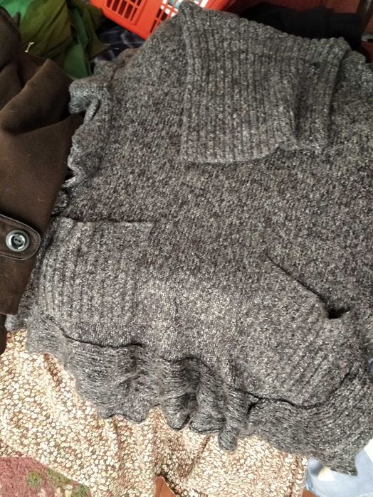 Tipo panjo em malha cinza