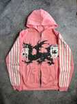 Зип худи Yori Sport x Balenciaga type dragon pink