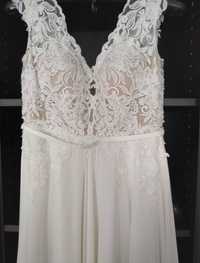 Biała suknia ślubna Kaledonia „Imany”