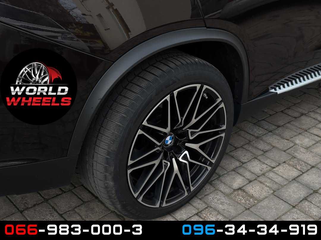 Диски R20 R21 5x120 BMW X5 X6 E70 F15 E71 F16 818 стиль різноширокі