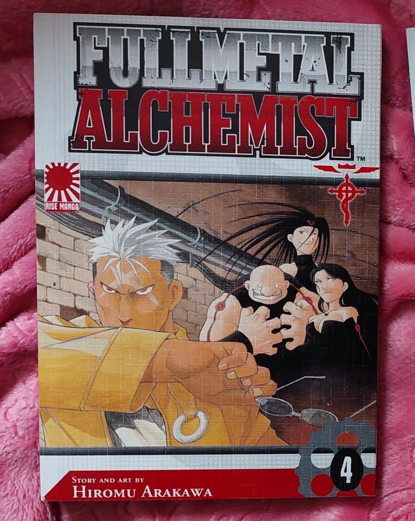 Манга "Стальной алхимик/Fullmetal alchemist" 4 том Rise manga