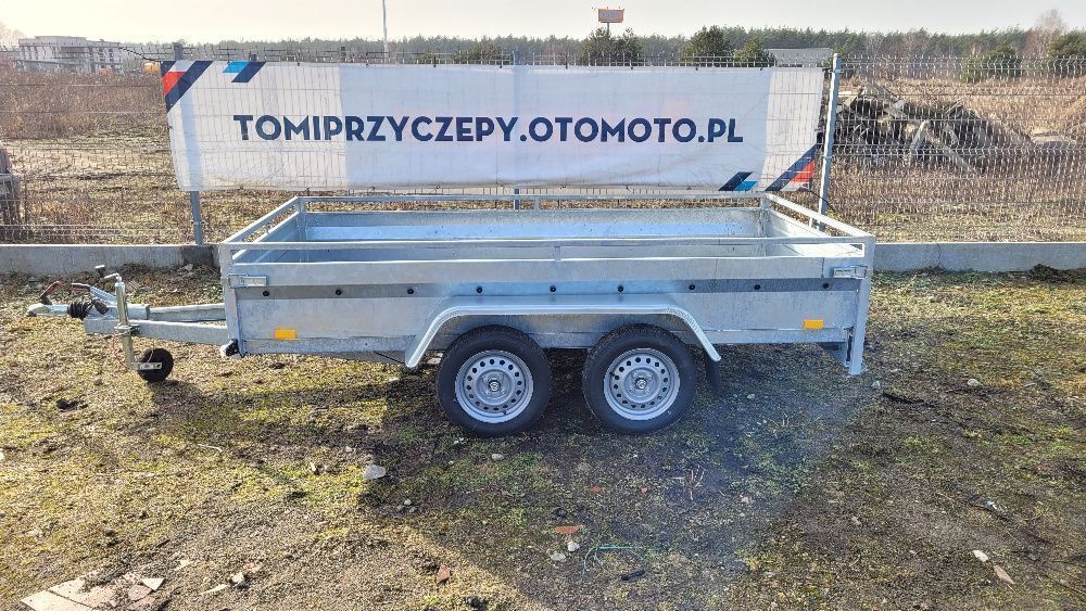 Przyczepka hamowana SUPER mocna MAJSTER 3m dwie osie Niewiadów 750 DMC