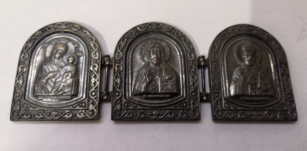 Продам серебряный складень