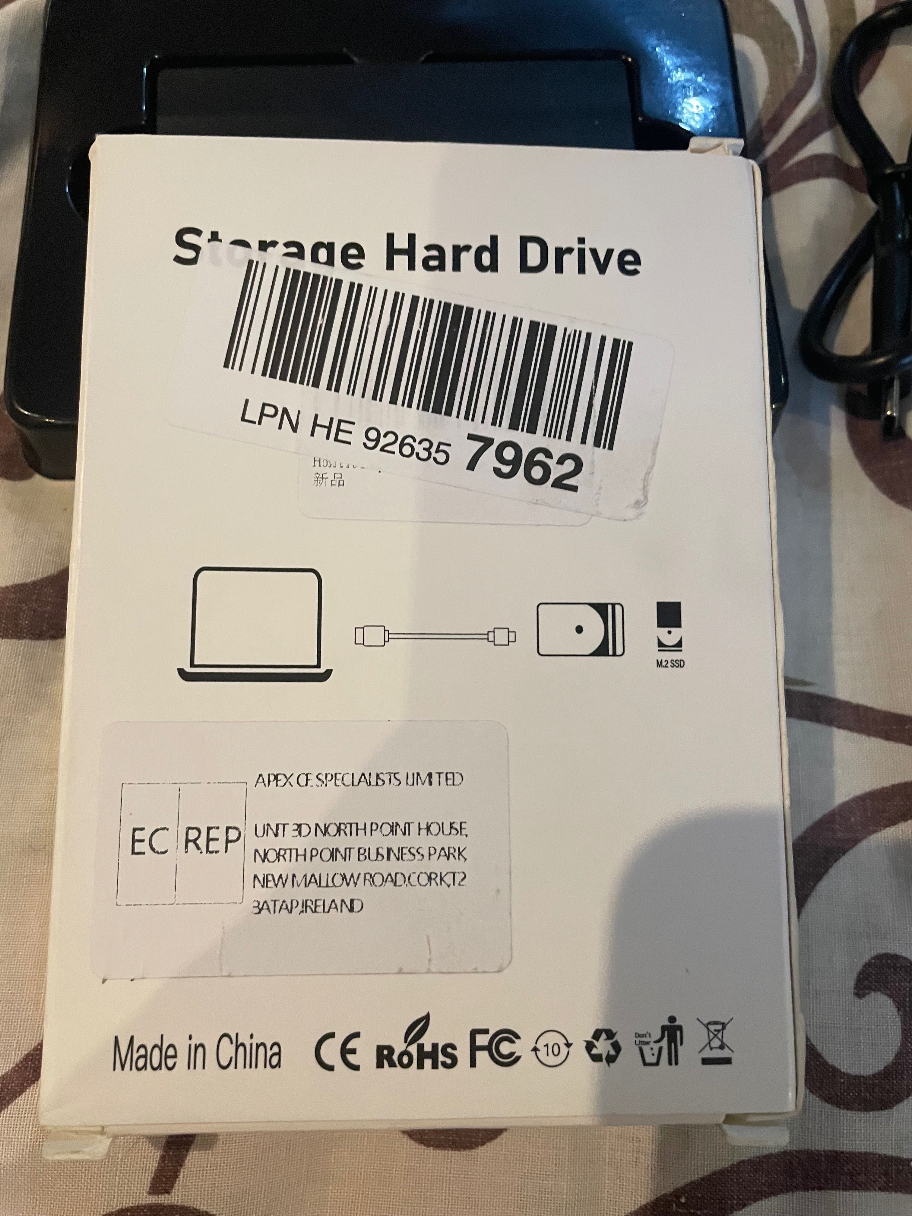 Ssd  портативний жорсткий диск (HDD) на 2 ТБ