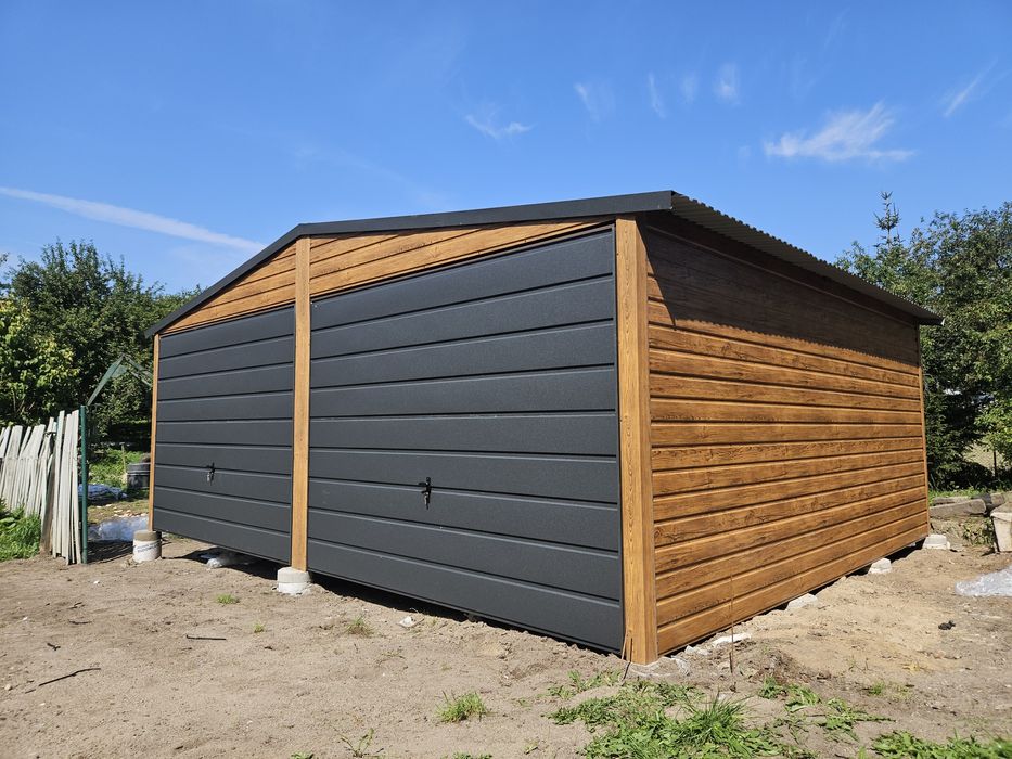 6x5,8 KUJ Garaże Blaszane Garaż Blaszany Blaszak Blaszaki Orzech Raty